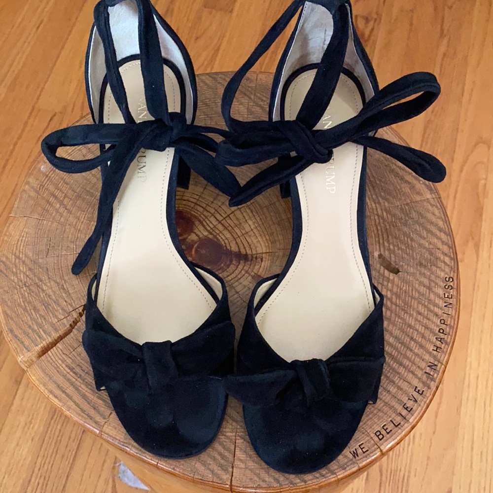 Ivanka Trump size 10 black suede high heel